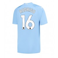Koszulka piłkarska Manchester City Rodri Hernandez #16 Strój Domowy 2023-24 tanio Krótki Rękaw